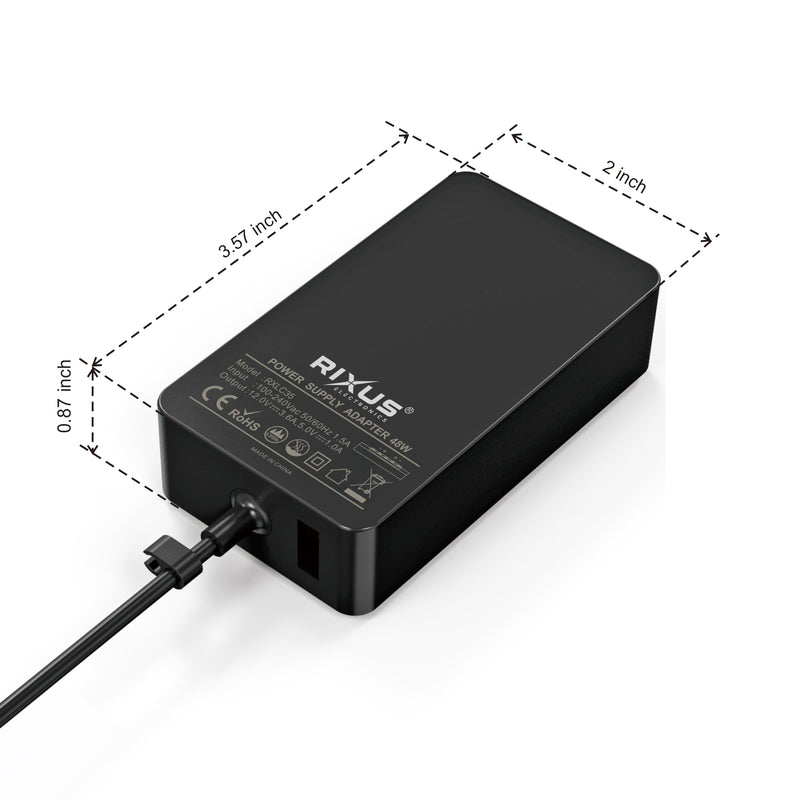 Rixus RXLC35 Microsoft Surface Charger 48W