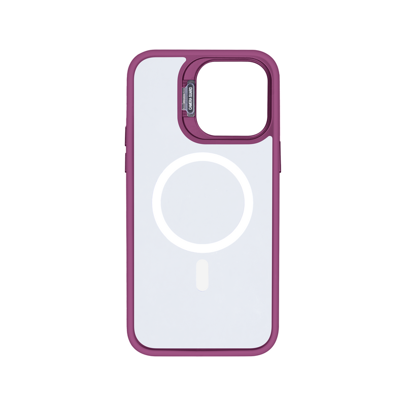 Rixus Classic 03 Case With MagSafe For iPhone 13 Pro Dark Pink