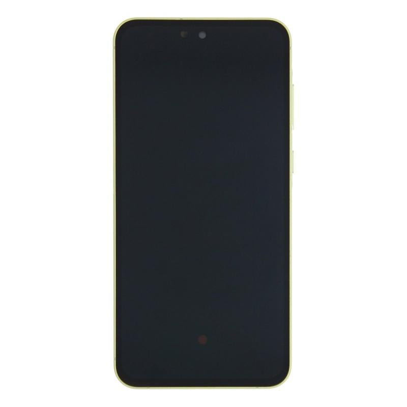 Samsung Galaxy A55 A556B Display And Digitizer With Frame Lemon Service Pack