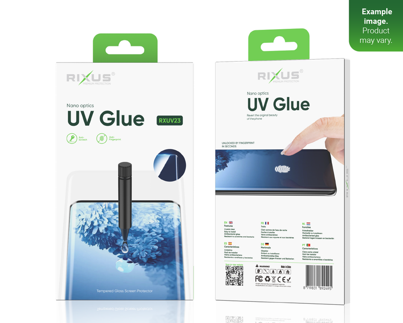 Rixus Pour Samsung Galaxy S23 UV Glue Liquid Glass