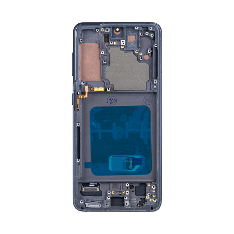 Samsung Galaxy S21 G991B Écran et numériseur avec cadre gris fantôme Soft-OLED