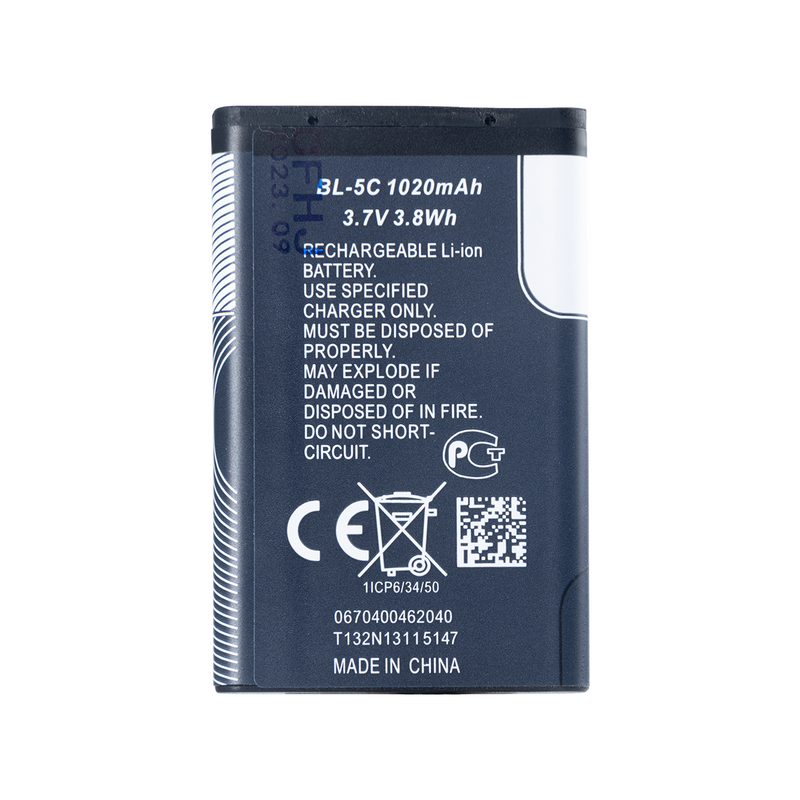 Nokia 1100, 1100C, 1101 Battery BL-5C OEM