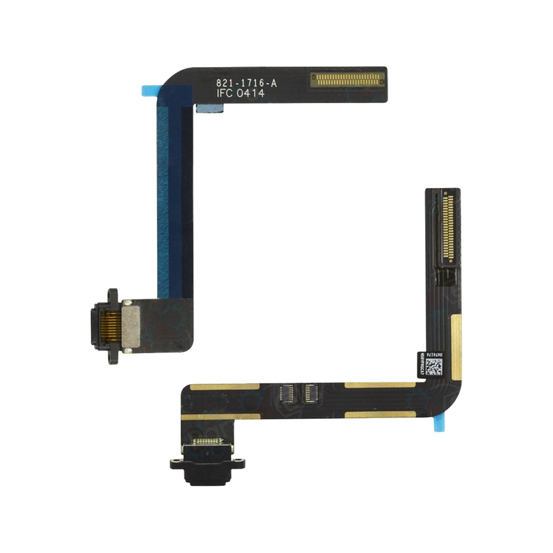 Pour iPad Air, iPad 9.7 (5ème Gen. 2017, 6ème Gen. 2018) System Connector Flex Noir