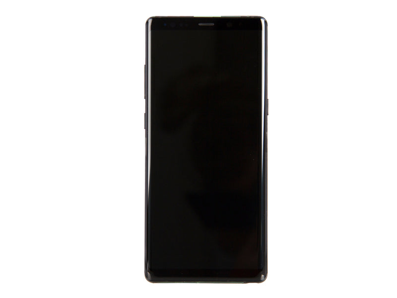 Samsung Galaxy Note 8 N950F Display And Digitizer With Frame Midnight Black Service Pack