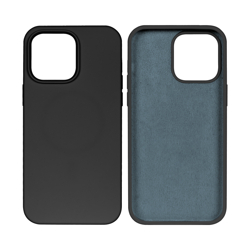 Rixus Coque pour iPhone 15 Pro Max en TPU souple Noir