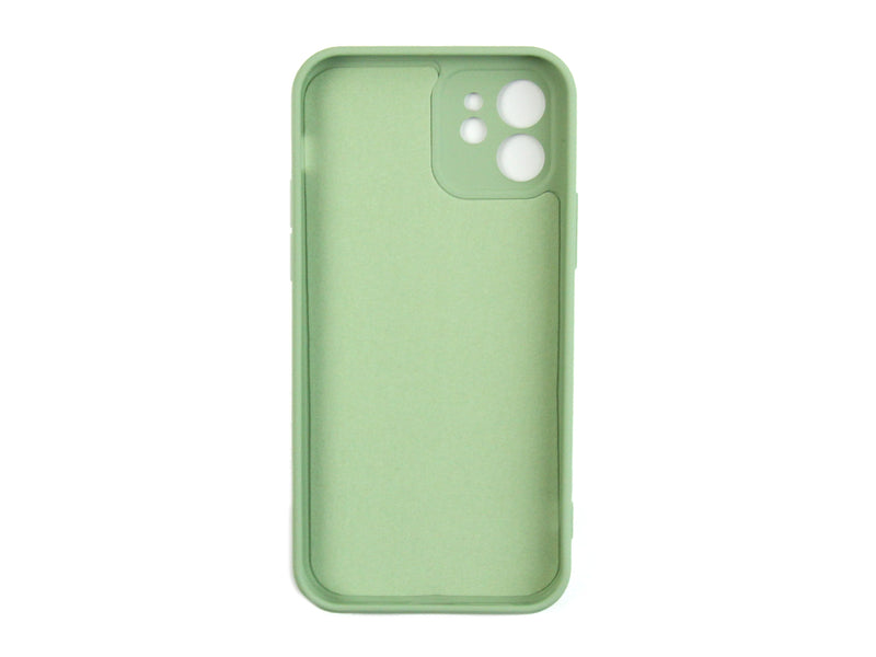 Rixus Para Funda de TPU suave Matcha para iPhone 12