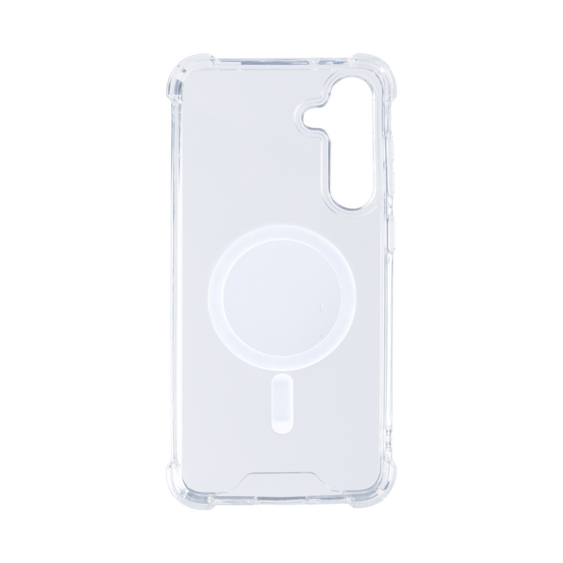 Rixus For Samsung Galaxy S24 Plus 5G S926B Anti-Burst Case With MagSafe Transparent