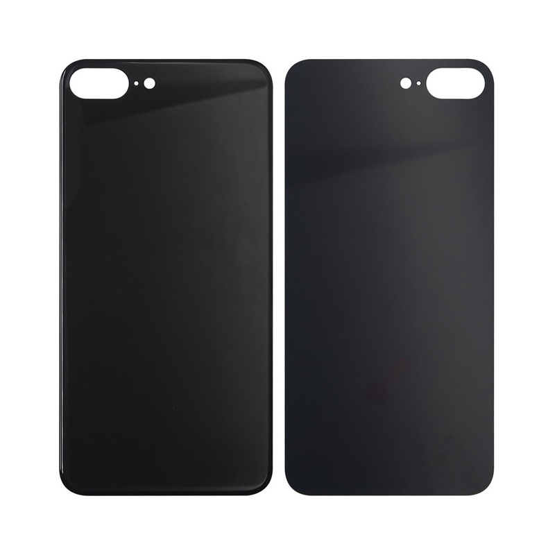 For iPhone 8 Plus Extra Glass Negro (Marco de la cámara ampliado)