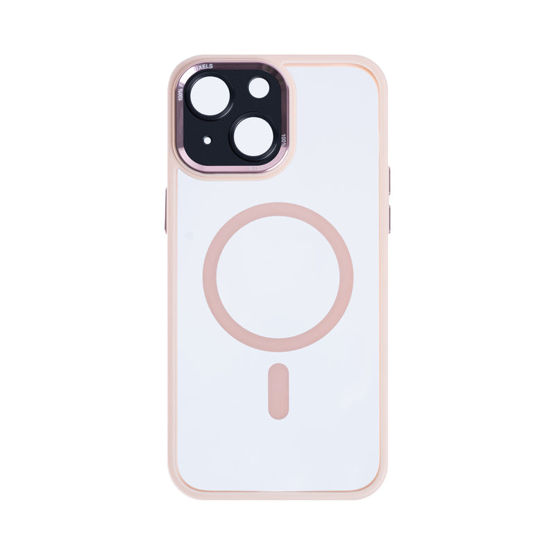 Rixus Classic 04 Case With MagSafe For iPhone 14 Pink