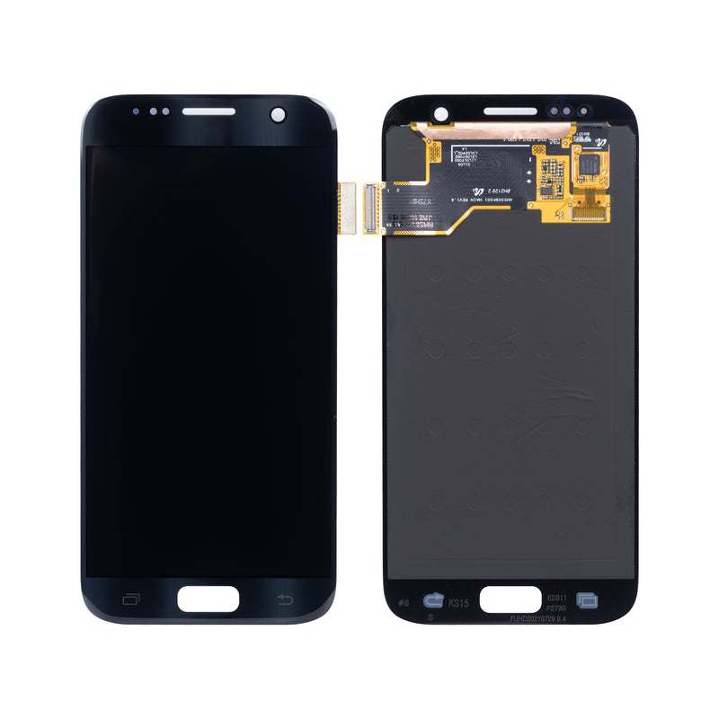 Samsung Galaxy S7 G930F Display And Digitizer Without Frame Black Service Pack