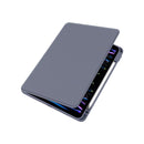 For iPad Pro 11" (2024) PU Leather Protective Case Lavender