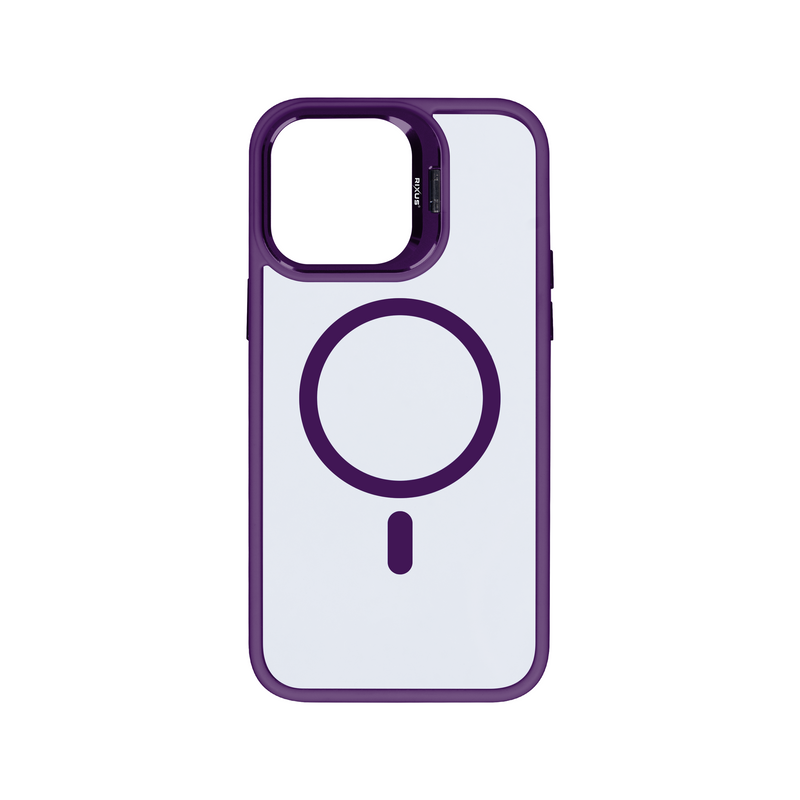 Rixus Classic 03 Case With MagSafe For iPhone 13 Deep Purple