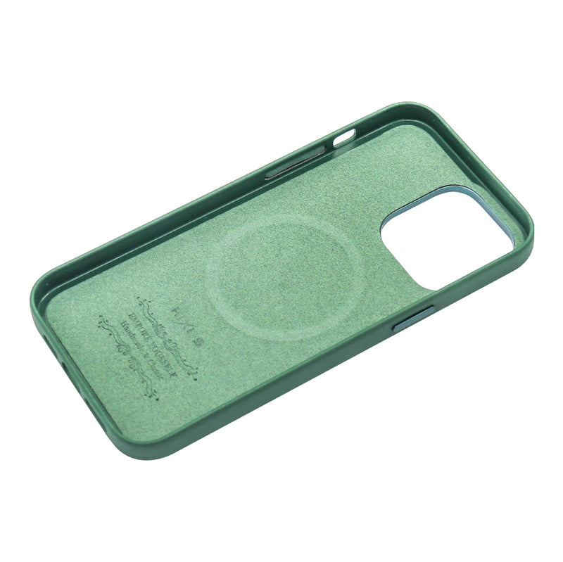 Rixus Classic 02 Funda Con MagSafe Para iPhone 13 Pro Verde