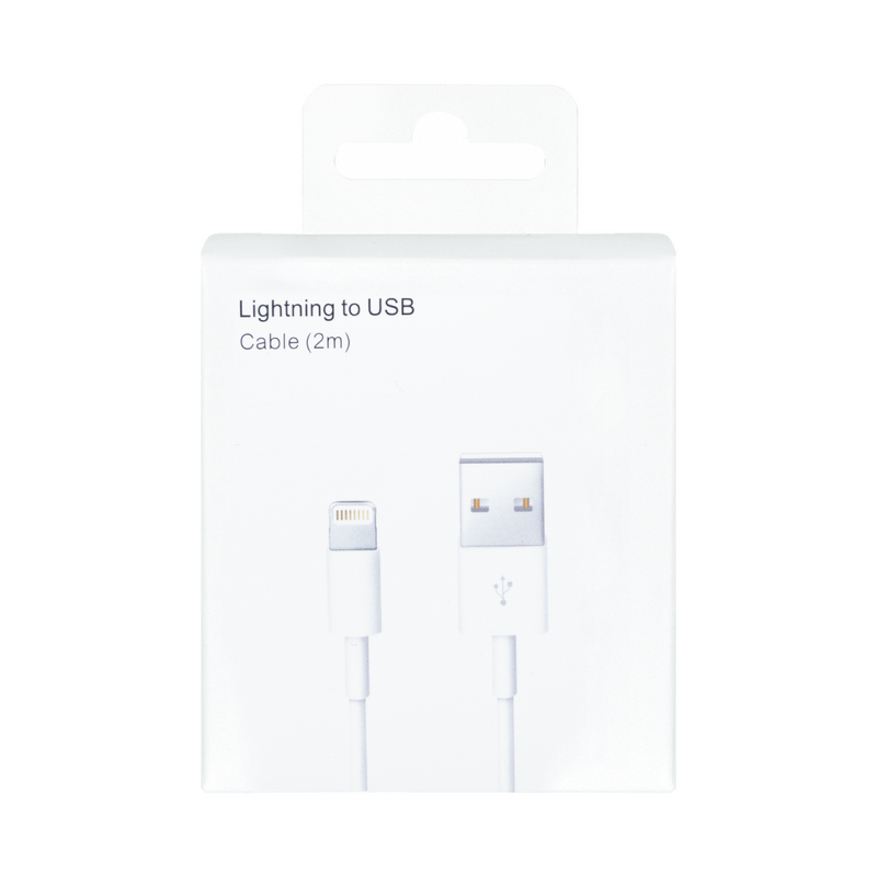 Pour Apple Câble USB-A vers Lightning 2m Boîte de vente au détail