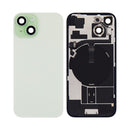 For iPhone 15 Extra Glass With Enlarged Camera Frame Green Compatible