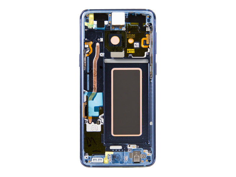 Samsung Galaxy S9 G960F Display And Digitizer With Frame Coral Blue Service Pack