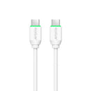 Rixus RX90CC Adapter With USB-C To USB-C Cable 100CM 20W White