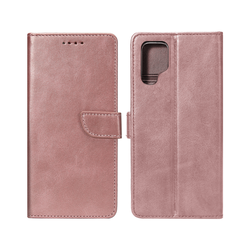 Rixus Bookcase For Samsung Galaxy A32 4G A325F Pink