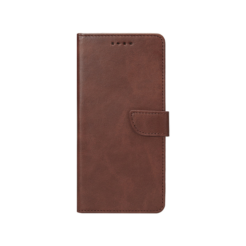 Rixus Bookcase For Samsung Galaxy S9 G960F Brown