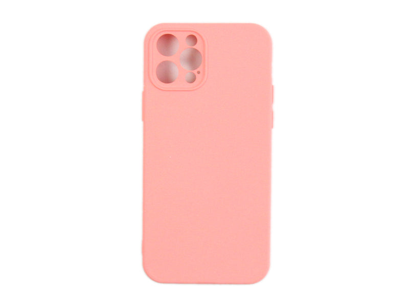 Rixus Para Funda de TPU suave para iPhone 12 Pro Rosa