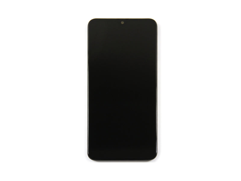 Samsung Galaxy A10s A107F Display And Digitizer With Frame Black Service Pack