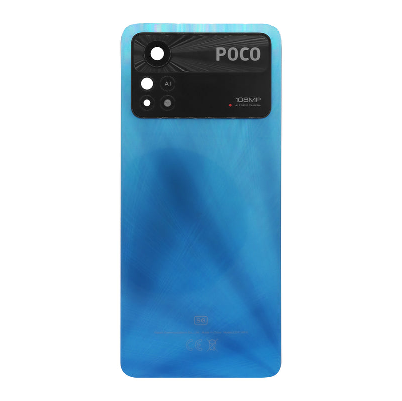 Xiaomi Poco X4 Pro 5G (2201116PG) Coque arrière Bleu Laser