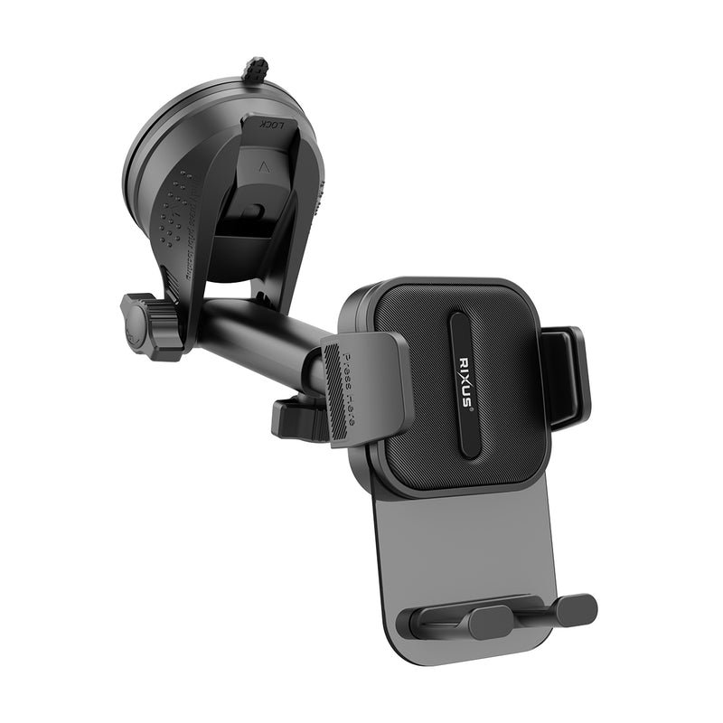 Rixus RXHW11 Car Suction Cup Holder Black