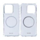 Rixus For iPhone 16 Pro Armor-X Anti Shock Case With MagSafe Transparent