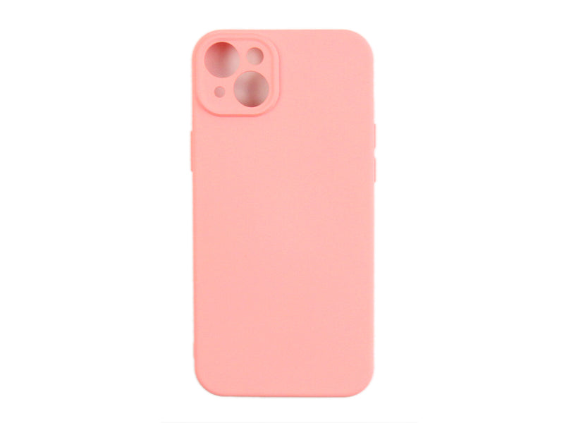 Rixus Para Funda de TPU suave para iPhone 14 Plus Rosa