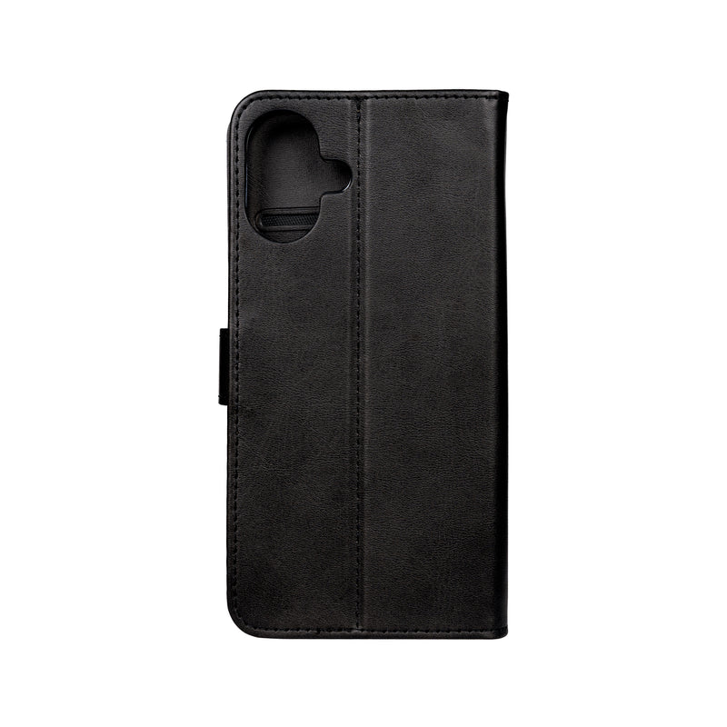 Rixus Bookcase For iPhone 16 Black