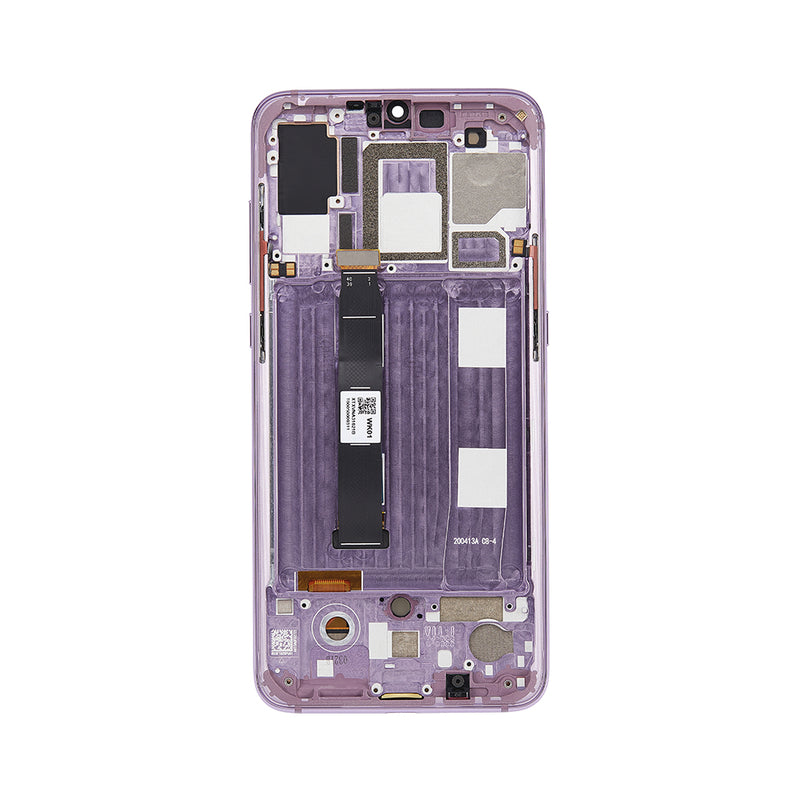 Xiaomi Mi 9 Display And Digitizer With Frame Purple OEM