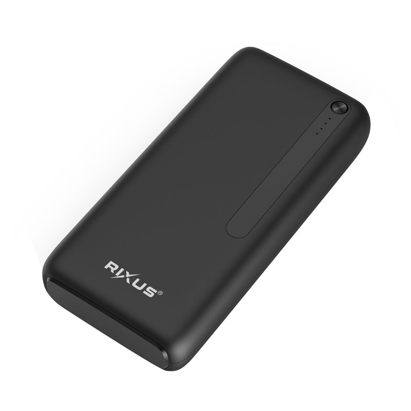 Rixus RXPB38B Banque d'alimentation haute capacité 30.000mAh Noir