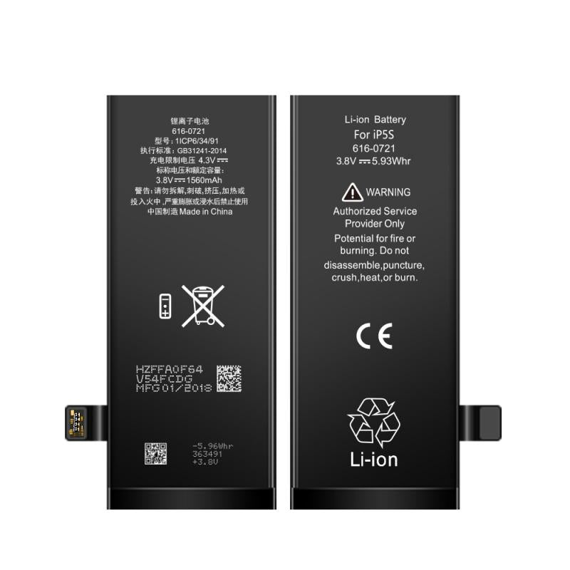 For iPhone 5S Battery with ZY-Chip