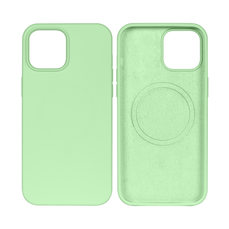 Rixus For iPhone 13 Pro Soft TPU Phone Case With MagSafe Matcha