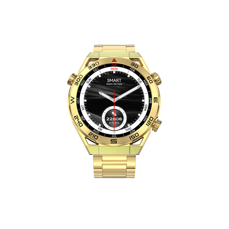 DTNO 1 DT Ultra Mate Smart Watch Silver/ Gold