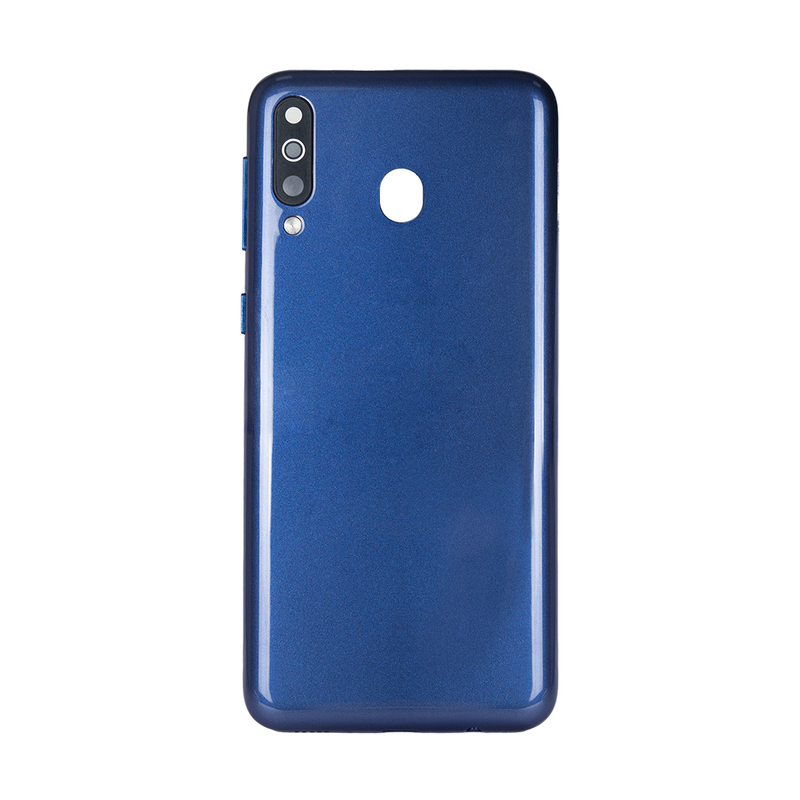 Samsung Galaxy M30 M305F Back Cover Bleu (+Lens)