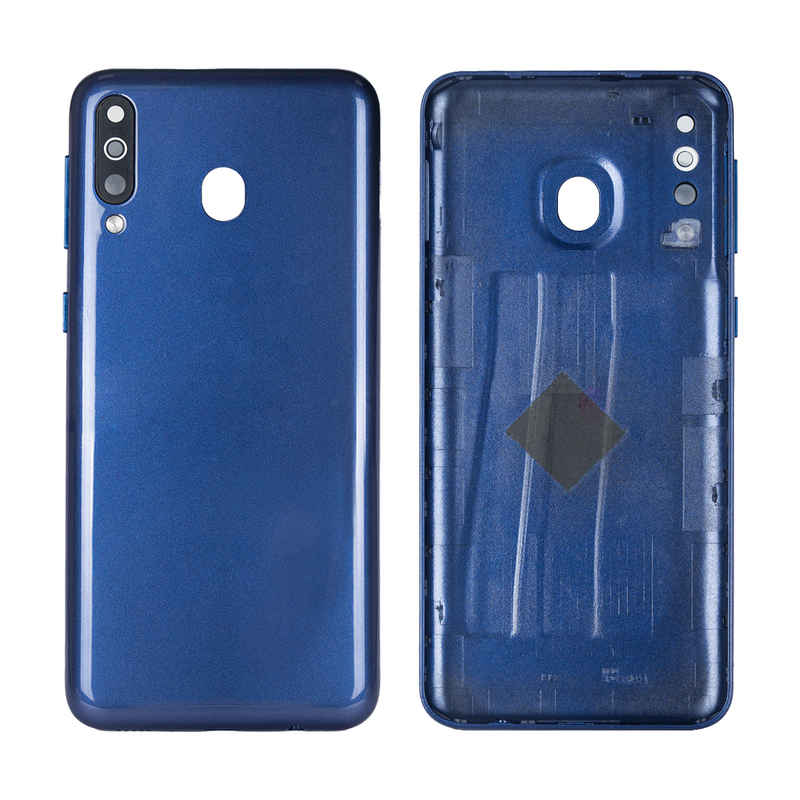 Samsung Galaxy M30 M305F Back Cover Bleu (+Lens)